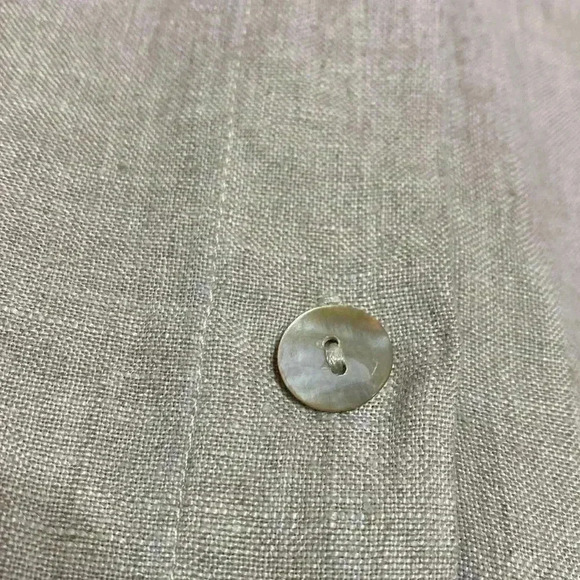 Chico’s Design Vintage 100% Linen Tunic Top in Size 2. (Large/12) - Picture 4 of 13